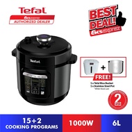 [FREE GIFT] Tefal CY601D Home Chef Smart Multicooker (6L) CY601D65 Pressure Cooker