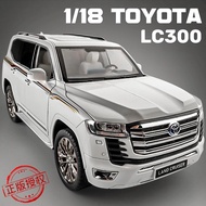 1:18 Quy Mô Toyota Lc300 xe hợp kim Mô Hình tuần tiễu mặt đất xe mô hình đúc Âm Thanh Ánh Sáng Xe Nh