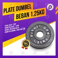 1.25KG BLACKSTEEL IRON DUMBBEL PLATE METAL DUMBELL BARBEL WEIGHT