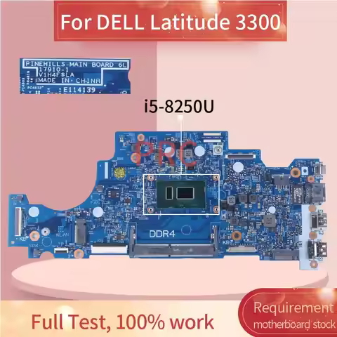 17910-1 For DELL Latitude 3300 Laptop Motherboard 09F4GD 0CMRW8 0RV5W4 3865U i3-7020U i5-8250U DDR4 