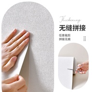Self-Adhesive Wallpaper3d 3D Linen Diatomaceous Earth Wall Renovation Sticker Thickened Waterproof M
