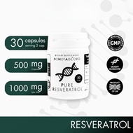 Resveratrol (30 แคปซูล) Do Not Age 1000 mg. (Trans-resveratrol 1000 mg.) เรสเวอราทรอล ชะลอวัย ต้านคว