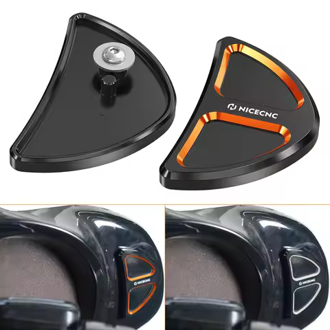 For 2014-2023 Harley Street Glide/Special Fairing Mirror Hole Plug Cap Covers for Street Glide ST 22