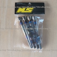 น็อตยึดคอมแอร์สแตนเลสแต่ง D-max u2-u4 1.9 2020 TFR งานเม้งซัง MS Thailand