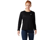 ASICS SILVER WOMEN SS TOP IN PERFORMANCE BLACK