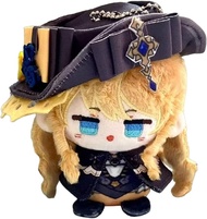 RESIIN Small Size Genshin Impact Figure Plush Doll - Navia Plush (4 inch), Keychain Anime Figure Sof