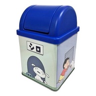 【現貨/售完下架】蠟筆小新：日本製造＊桌上型！垃圾桶/收納盒(尺寸:150×100×100mm)_免運。