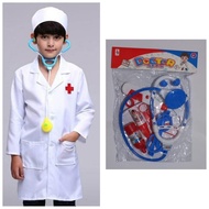 White Nurse Doctor Professional Costume Nurse Cosplay Accessories Set