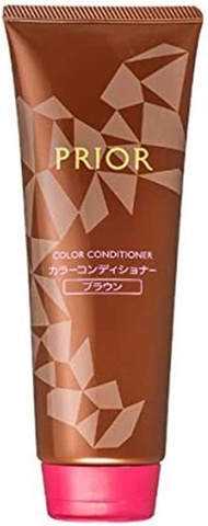 Shiseido PRIOR Hair Conditioner Color N Brown Firmness Glossy Hair White Hair Color Care 230g b2972