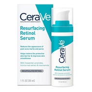 30ml【แท้100%】 Cerave Skin Renewing Retinol Serum &amp; Resurfacing Serum &amp; Hydrating Hyaluronic Acid Serum โลชั่นบำรุงผิว