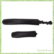 [BaositybbMY] 2 Pieces Two-Wheeler Plastic Mudguard Easy to Install Extended Bike Mudguard Lightweig