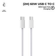 ICast Type C To C 60W (2 Meters) Type C Cable 60W Fast Charging 2 Meters