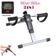 LCD SCREEN DIGITAL DISPLAY Mini Exercise Bike Cycle Pedal Kayuhan Basikal Senaman Latihan Kaki Tangan Sakit Fisio Pedal