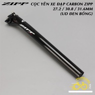 Carbon ZIPP Bicycle Seat Post 27.2 / 30.8 / 31.6mm (Curved - UD Glossy Black)