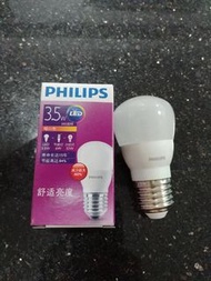 Philips 飛利浦 LED燈泡 燈膽 慳電膽 3.5W E27燈頭 暖白色(黃光)