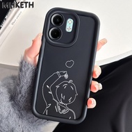 MHKETH Case For Infinix Smart 9 9 HD Hot 50i Simple Couple Phone