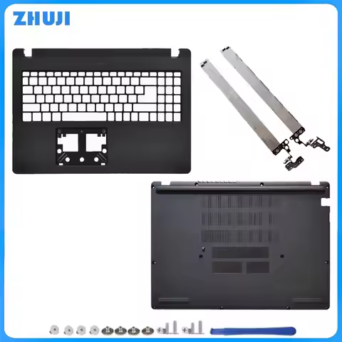 Repalce Cover New For TravelMate P215-52 P215-53 P50 N19Q8 Laptop Palmrest/Bottom Case Hinges Black