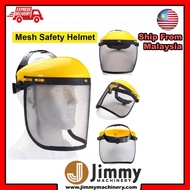 Full Face Mask Protective Visor Safety Helmet Hat Chainsaw Brush Cutter Mesin Rumput