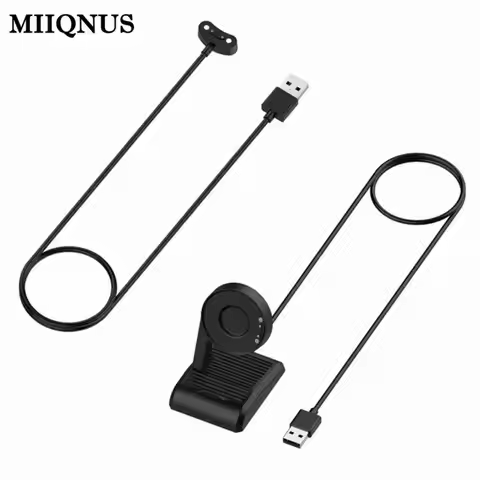 USB Charging Cable Dock For Ticwatch Pro5 3 Ultra GPS / E3 / Pro X / Pro 3 / Pro3 LTE Smart Watch Ch