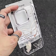 Line Butterfly Metal Lens Case For Googel PIXEL 10 9 PRO XL 9A 8A PIXEL8 PIXEL9A PIXEL9   Clear Phon