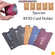 MELODYGOODS1B9 5PCS Card Holder Safety Protection Credit Cards Bank Blocking Sleeve
