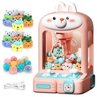 Others - 兒童夾娃娃機、玩具販賣機、迷你夾娃娃遊戲機、電子街機遊戲（含20個玩偶與10顆玩具球）、兔子造型