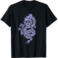 Cyber Dragon Glitter Kanji T-Shirt