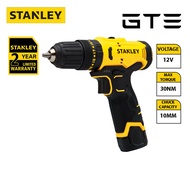 GTE STANLEY 12V Cordless Drill Driver - SCD10D2K-B1 - Fulfilled by GTE SHOP