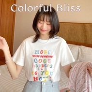 Choosedress Colorful Bliss Cute T-Shirt Available In Sizes (S/M/L) A1804 A1805