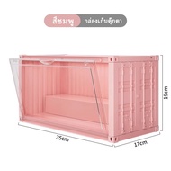 【bingbin】กล่องใส่โมเดล ตู้คอนเทนเนอร์ใส่โมเดลมีไฟ Container Box With Light กล่องโชว์โมเดลคอนเทนเนอร์