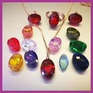 US 10K GOLD FILLED NECKLACE (BIRTHSTONE PENDANT)