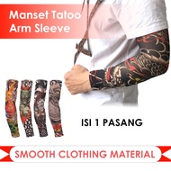 Tattoo Sleeve Cuffs Tattoo Motif Arm Gloves - Tattoo Arm Sleeve Cuffs Full Color Tattoo Cuffs
