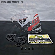 Flat Visor Pnp KYT Galaxy DJ Maru Gift Sargon JS Armor + Ratchet