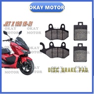 Rear Disc Brake Pad Set front disc pad disc lining brek brak shoe SYM Jet14 125i / Jet14 200 / Jet X