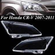 ไฟหน้าเลนส์รถยนต์แบบคู่สำหรับ Honda CRV 2007 2008 2009 2010 2011ฝาครอบเลนส์รถยนต์