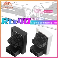Rain❤ ATX3.0 12VHPWR 12+4 16Pin 450W Power Supply Cable Adapter 180 Degree Turn Connectors for Deskt