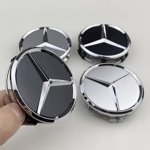 4pcs 75mm Car Wheel Center Hub Caps Cover Auto Accessories Mercedes Benz Amg C180 C200 C260 W108 W12