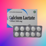 Calcium Lactate 500 mg 100 Tablet | Kalk 500 mg | Kalk Mersi Perbox