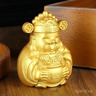 Car Bafanglai God of Wealth Creative Version Smiley God of Wealth Ornaments God of Wealth Metal Cent