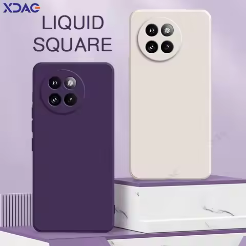 Cellphones Case for Xiaomi 14 Civi 5G Original Square Liquid Silicone Cover Xiaomi14 Xiaomi14Civi 14