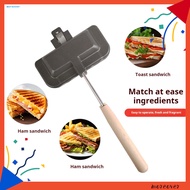 MORE Removable Sandwich Maker Sandwich Maker with Locking Handles Portable Nonstick Sandwich Maker Grill Pan for Easy Breakfasts Snacks Perfect for Camping Dorms and Offices