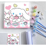 Latest - Real Pict /Canvas Painting Mini Canvas/Canvas Painting Sketch 20x20cm/children's Painting Canvas Set/Canvas Painting Brush Coloring