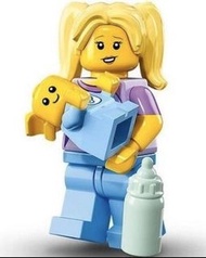 LEGO 71013 Minifigures Series 16 (Babysitter) #16 連底板說明書及包裝袋(全新開袋確認)