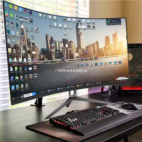 32-Inch curved desktop computer 27 LCD 165 hairtail screen 34 monitor 144HZ e-sports 2K game