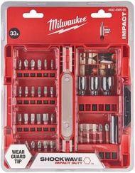 Milwaukee 4932430905 Shockwave Impact Bits and Nut Drivers Set (33 Piece) Red