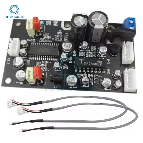 TA7668 Stereo Tape Recorder Magnetic Head Preamplifier Board With CXA1332 Dolby Noise Reduction Tape