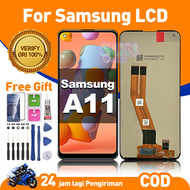 LCD Samsung A11 M11 Original asli hp Touchscreen Mencegah Layar Meledak FHD Kualitas Terbaik