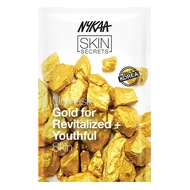 Nykaa Naturals Skin Secrets Bubble Sheet Mask, Gold, 0.67 oz - Hydrating, Brightening Sheet Face Mas