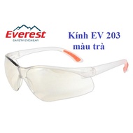 Anti-dust & UV motorbike glasses, day & night use, silver-coated white (tea color) EV-203