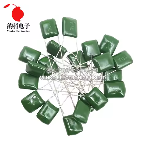 20pcs Polyester film capacitor 250V 400V 1000V 2.2nF 4.7nF 10nF 22nF 68nF 100nF 2E222J 2E472J 2E223J